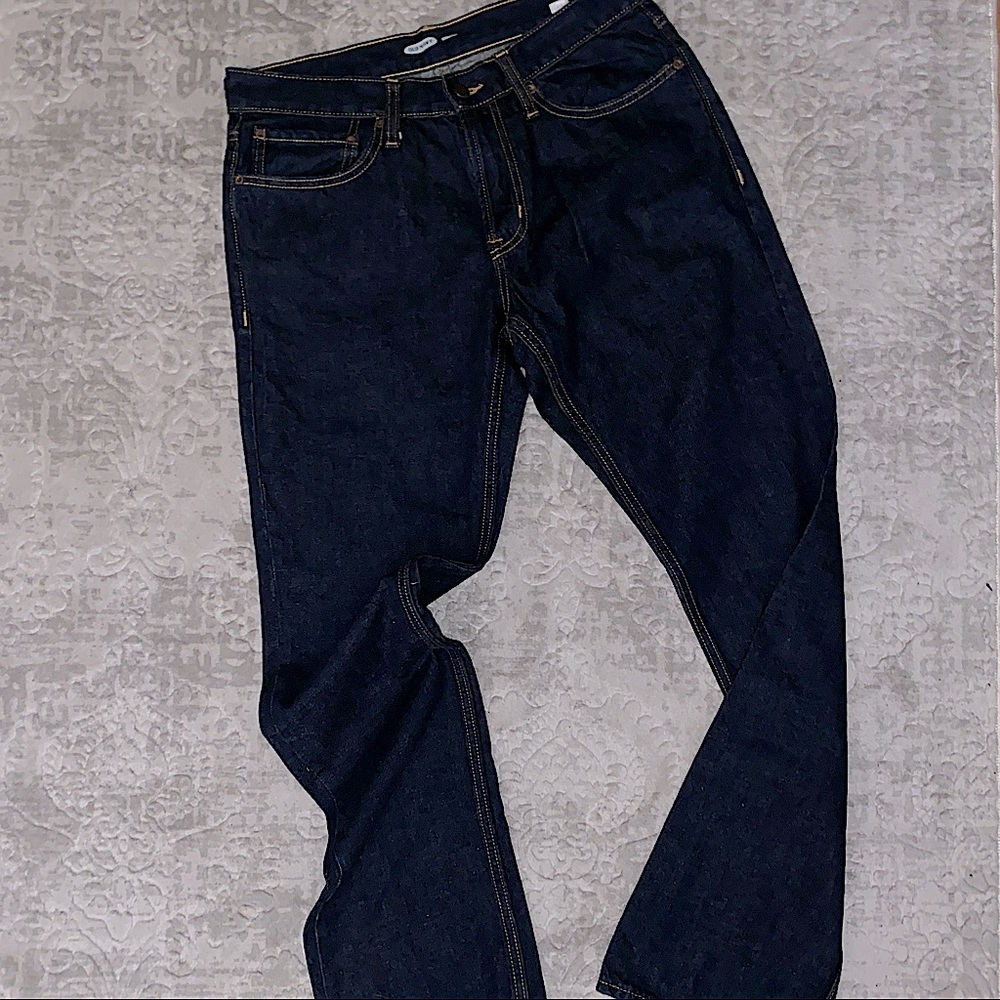 Old Navy dark wash straight leg jeans men's size 32